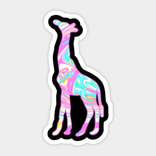 PSYCHEDELIC GIRAFFE Sticker